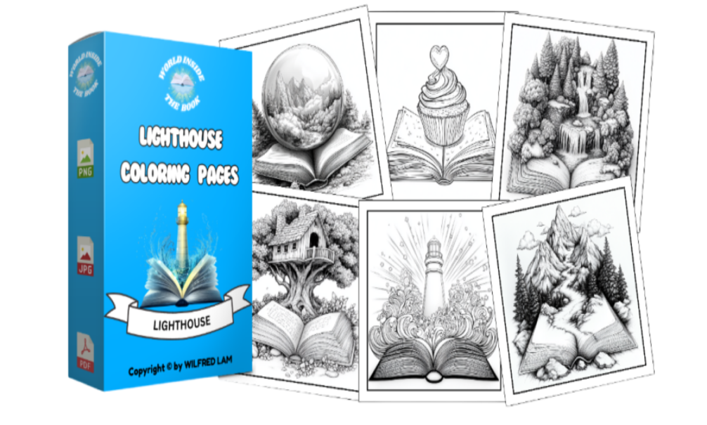 World Inside The Book Coloring Pack